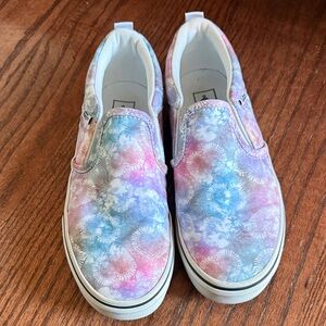 Vans Tie-Dye Kids Slip-On Shoes